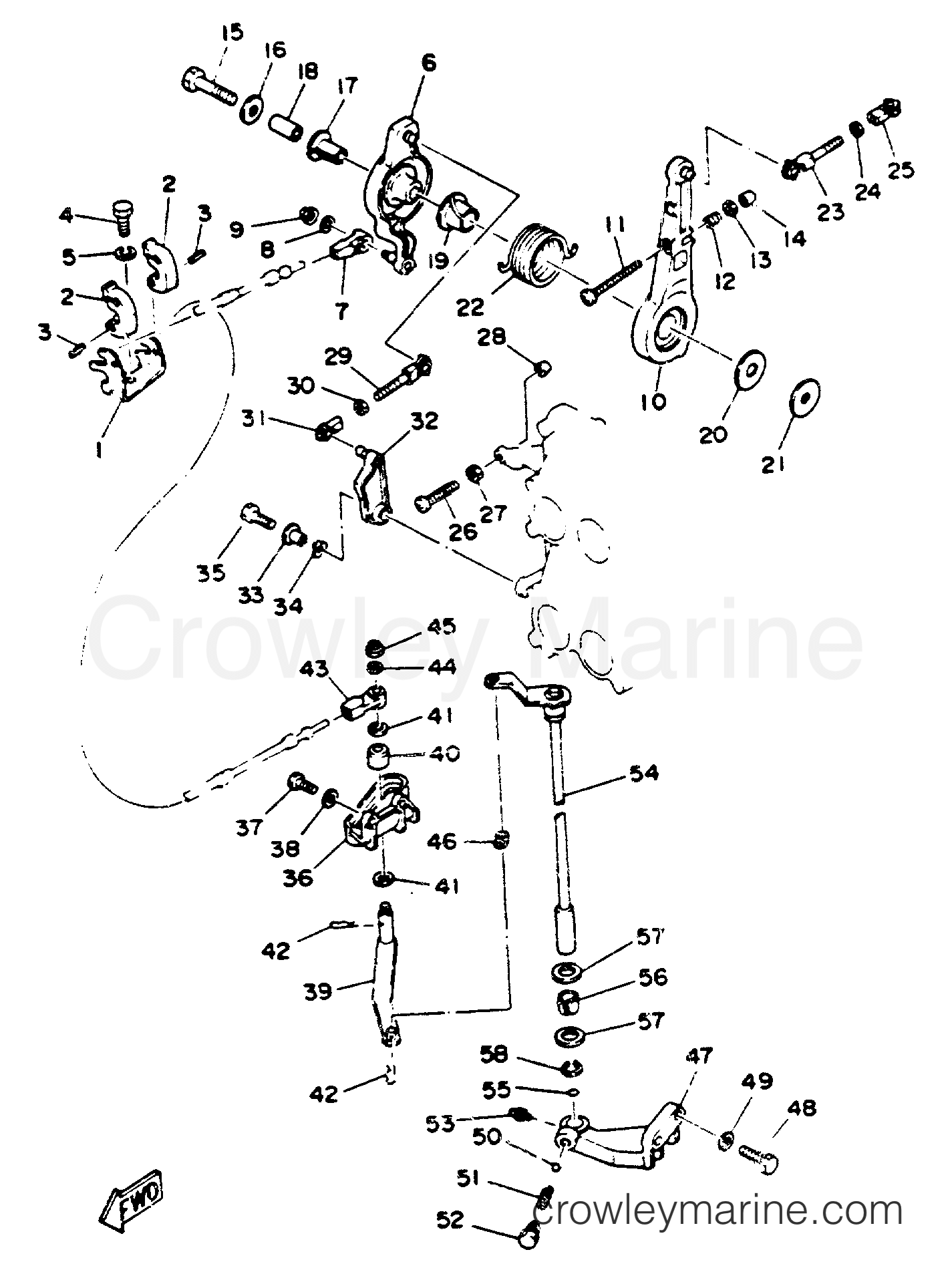 Yamaha Motors 115TXRR - CONTROL ENGINE