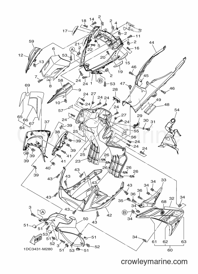 2013 Scooter AT125FC - AT125FC (1DC3) [010] - LEG SHIELD
