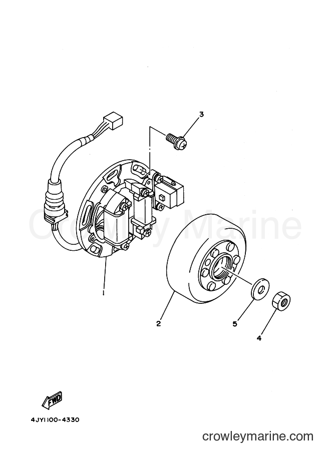 1994 Dirt Bike YZ125 - YZ125 (4JY3) [999] - GENERATOR