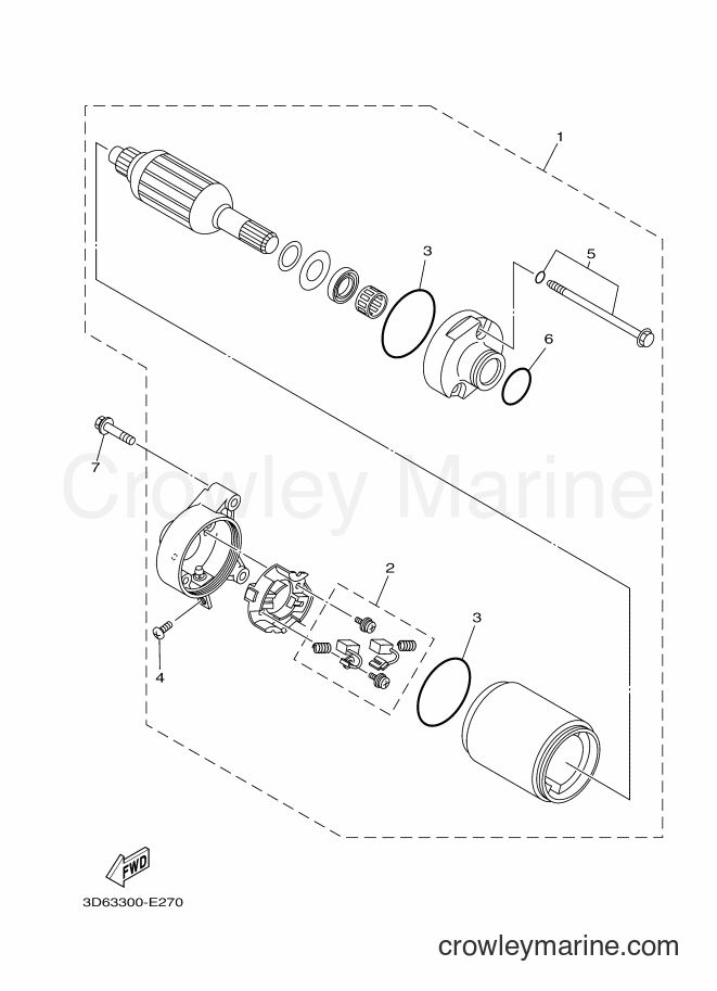 2007 Dirt Bike XT125X - XT125X (13D2) [010] - STARTING MOTOR