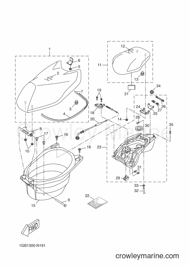 2015 Scooter NS50 - NS50 (1PH5) [080] - SEAT & CARRIER