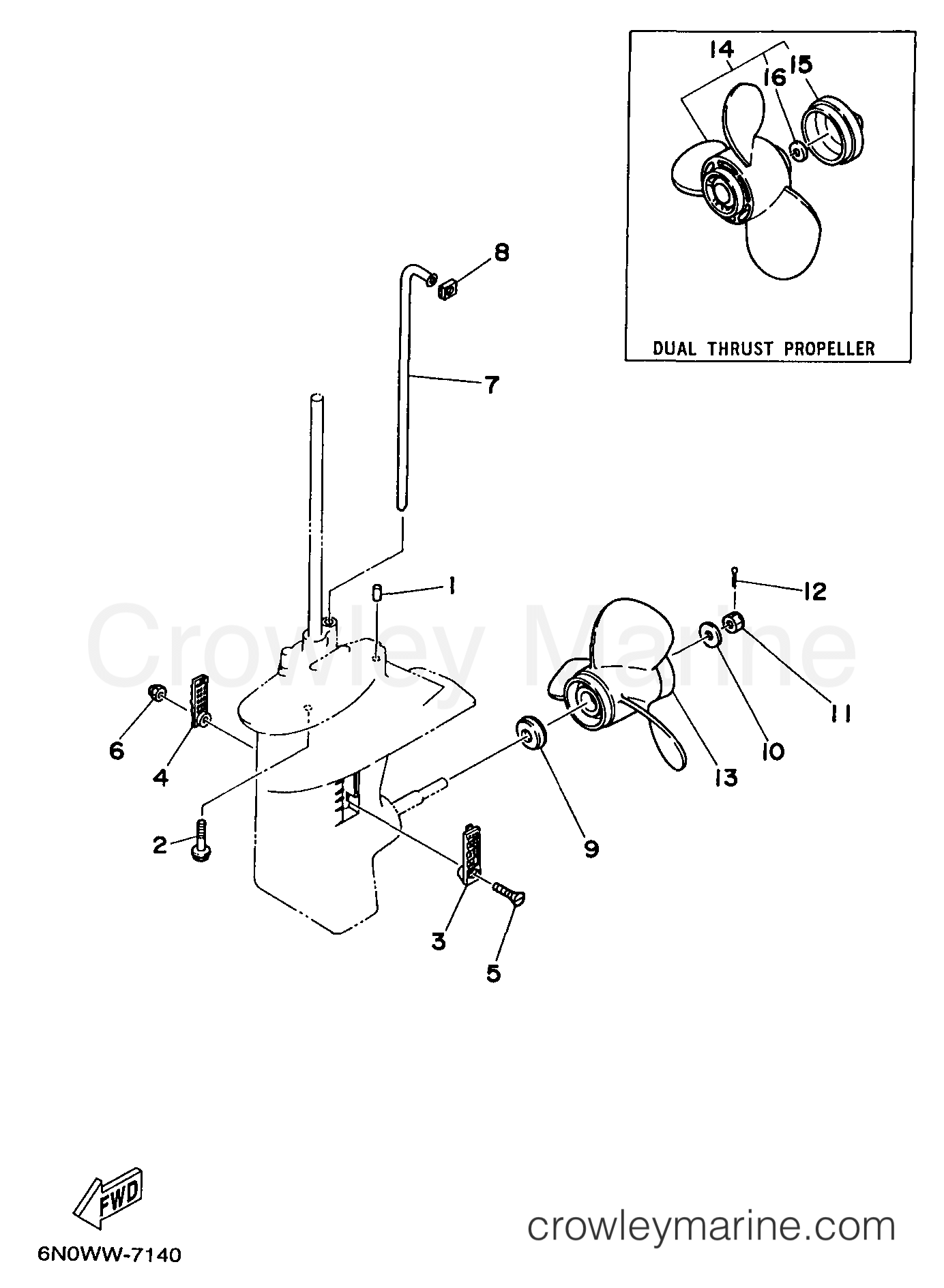 Yamaha Motors 6MLHV - LOWER CASING DRIVE 2