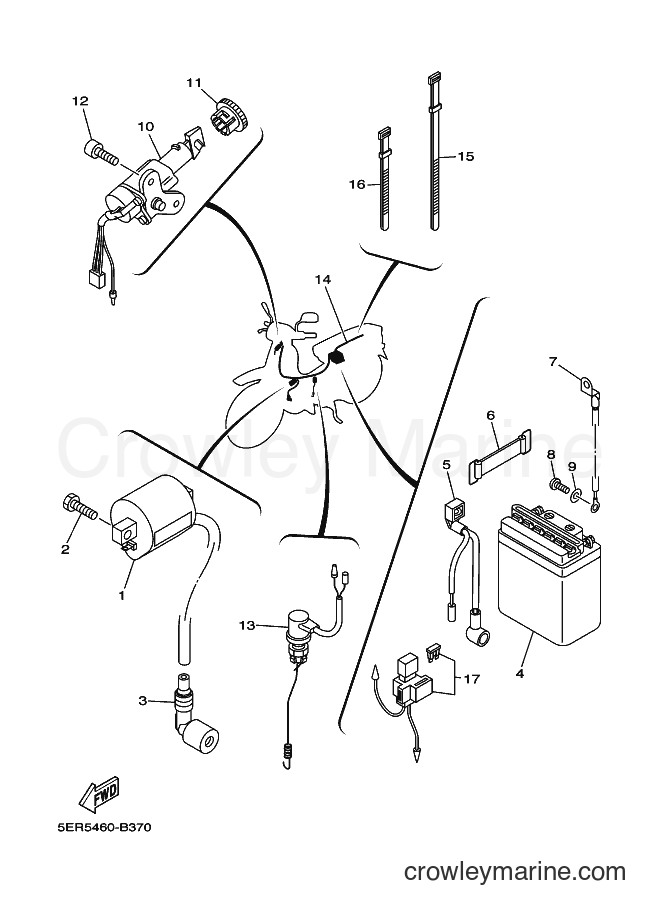 Yamaha Motors T105E (5ER6) [010] - ELECTRICAL 1