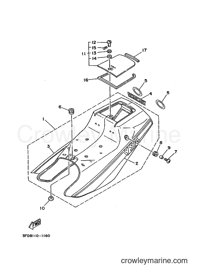 1991 Sport Bike YSR80 - YSR80 (3VU2) [010] - SIDE COVER