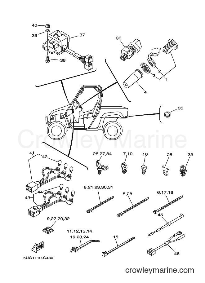 Yamaha Motors YXR660F (5UG1) [010] - ELECTRICAL 2