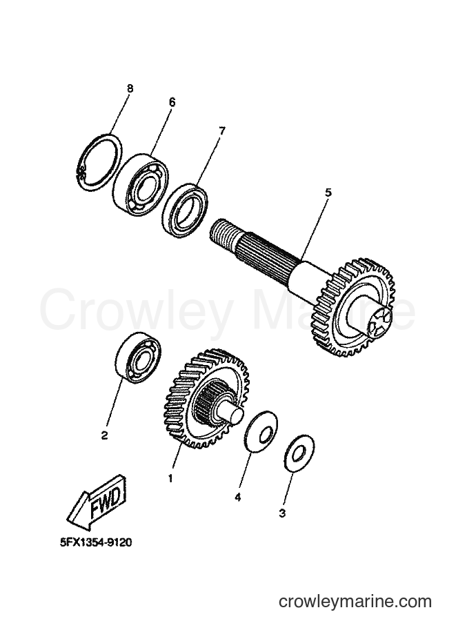 2000 Scooter EW50 - EW50 (5JH1) [040] - TRANSMISSION