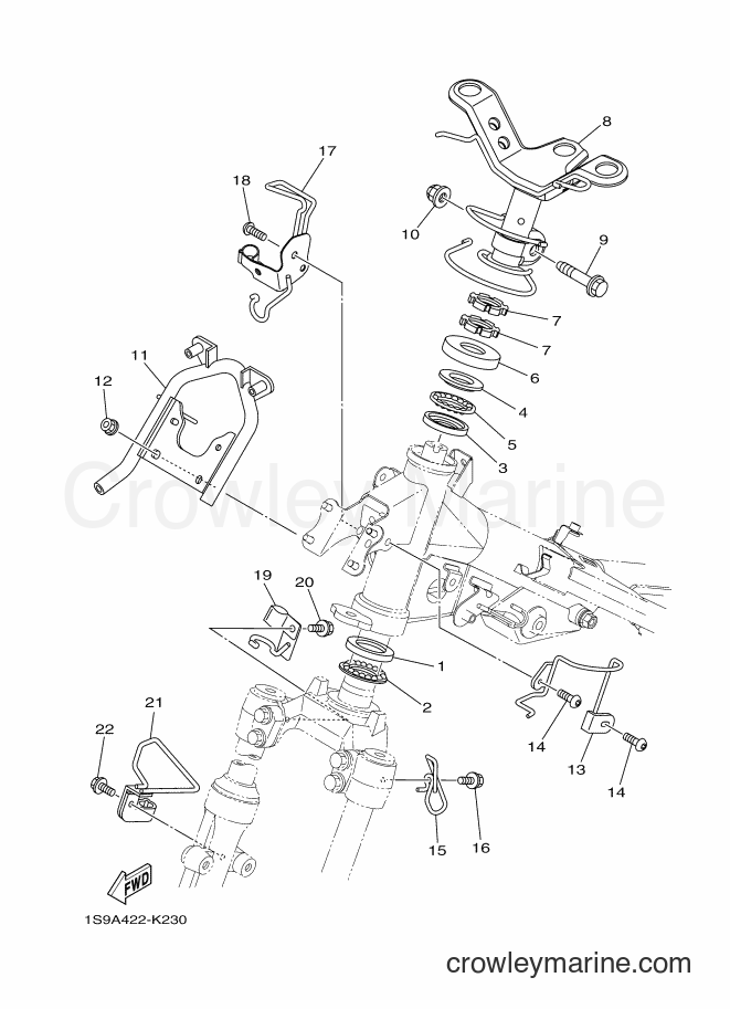 Yamaha Motors T135SEC (1S9A) [010] - STEERING