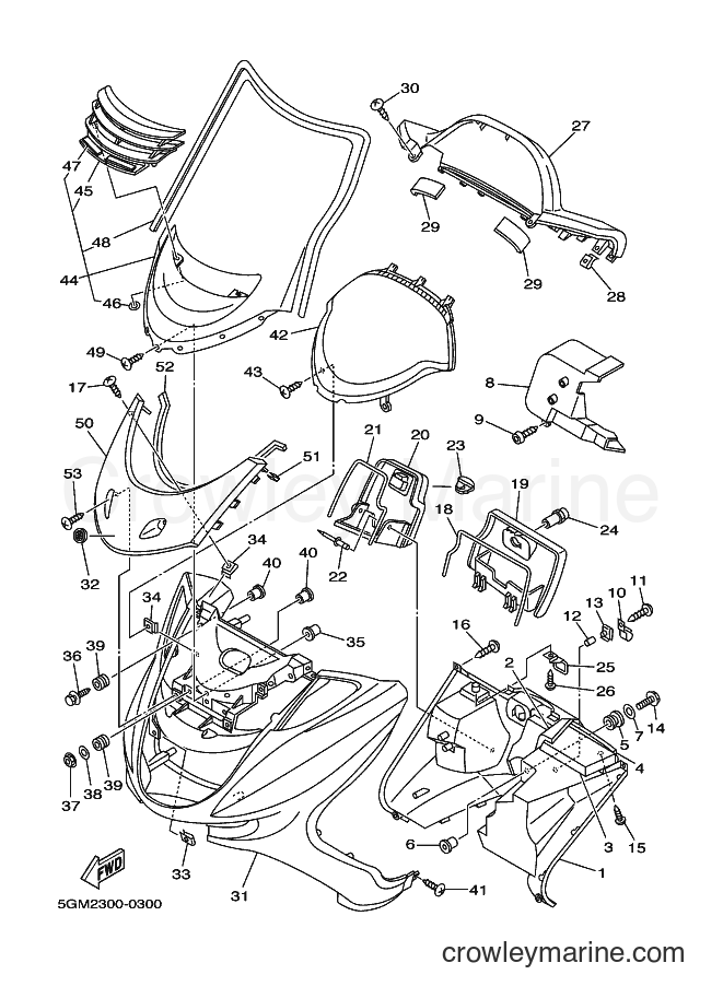 Yamaha Motors YP250 (5GM2) [020] - LEG SHIELD