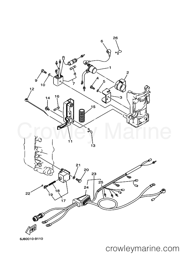Yamaha Motors 30D (6J82) [030] - ELECTRICAL 2