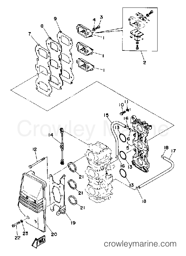 Yamaha Motors P60TLHQ - INTAKE