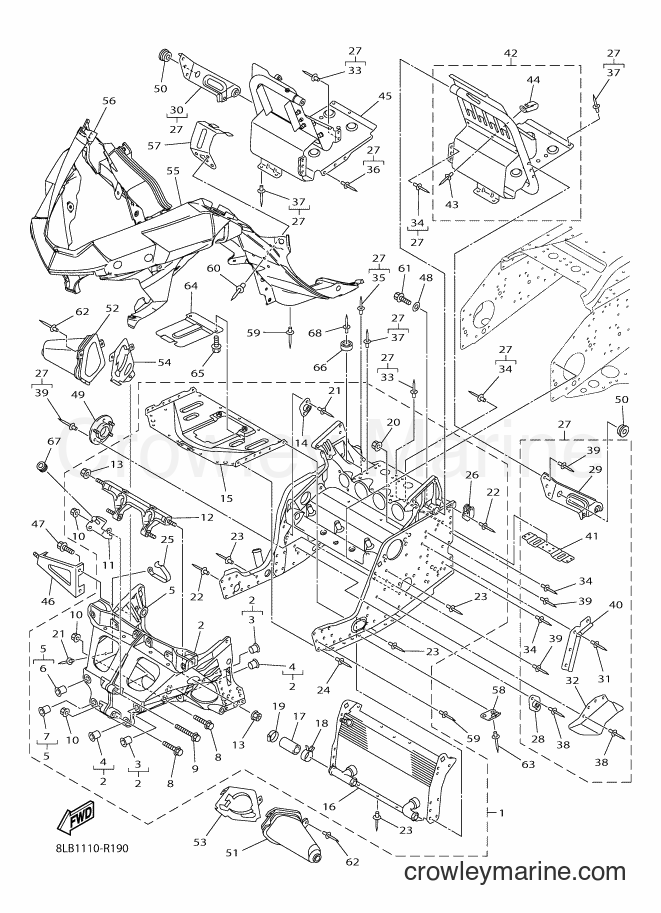 2016 Snowmobile RX10STL - RX10STL (8LB2) [010] - FRAME 1