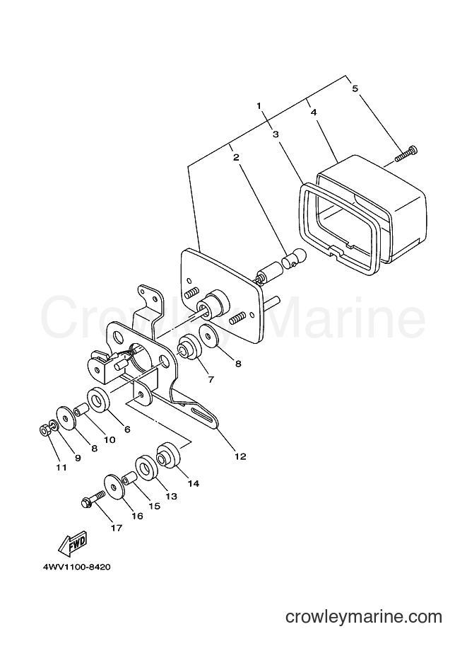 2000 ATV YFM600FWA - YFM600FWA (5GT8) [010] - TAILLIGHT