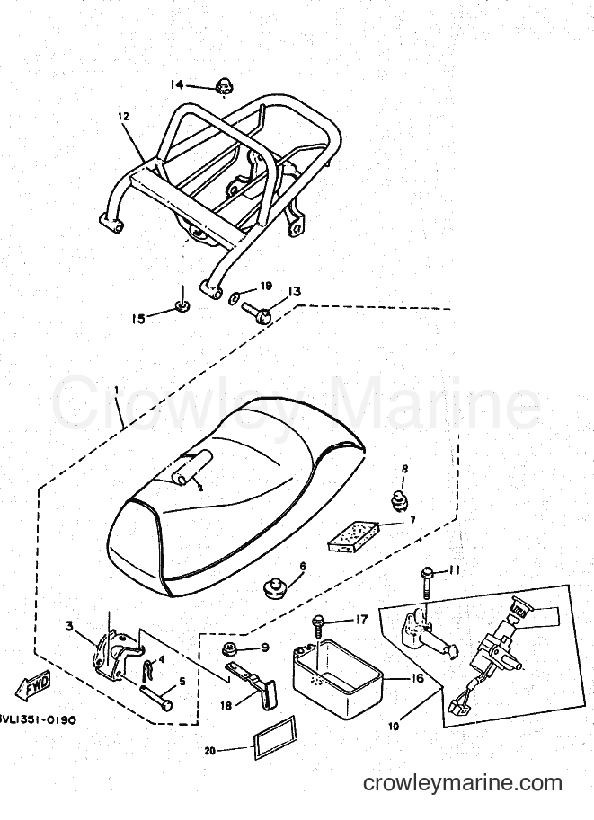 1994 Scooter CW50 - CW50 (4FG4) [010] - SEAT
