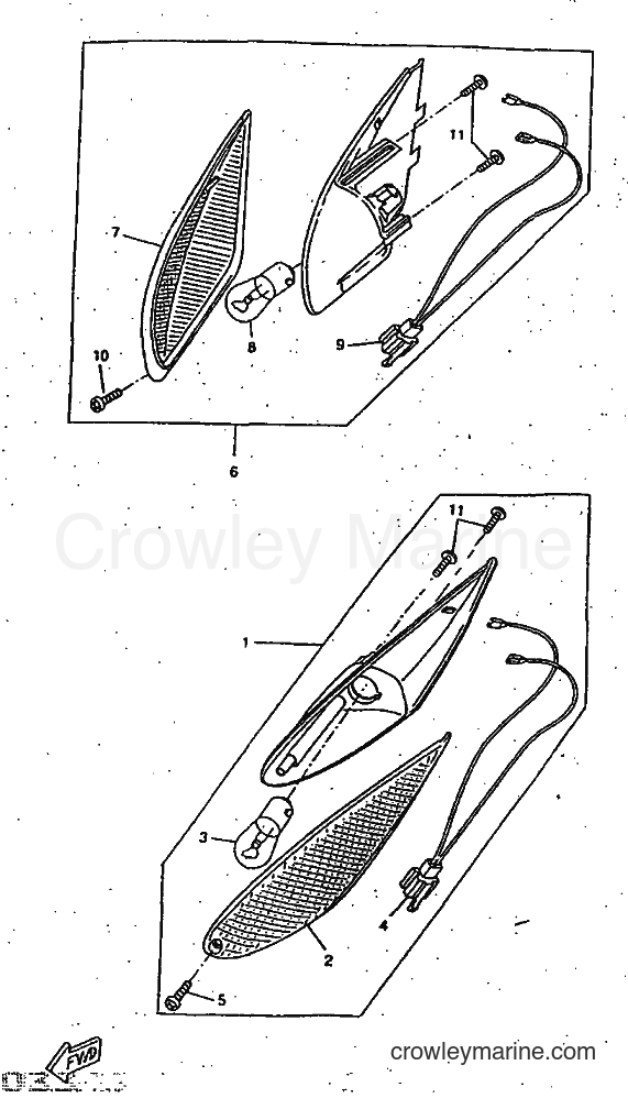 1997 Scooter CW50RSP - CW50RSP (4UR7) [99A] - FLASHER LIGHT