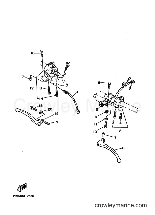 1991 Sport Bike TZR125 - TZR125 (3PC3) [999] - HANDLE SWITCH & LEVER