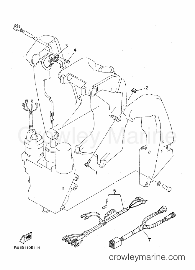 Yamaha Motors L250AET (61B) [020] - BRACKET 2