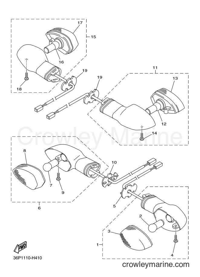 2010 Street Bike XJ6F - XJ6F (36PC) [010] - FLASHER LIGHT