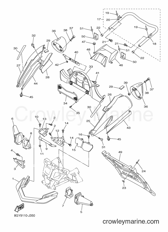 2010 Snowmobile RX10MS - RX10MS (8GY9) [020] - BUMPER