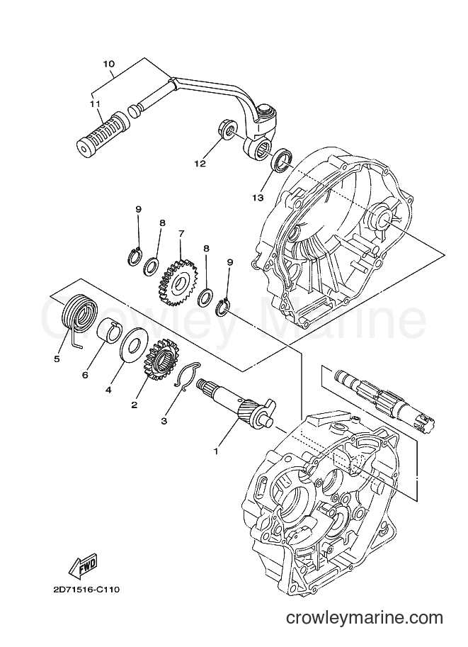 2007 Dirt Bike XT125X - XT125X (13D4) [010] - STARTER