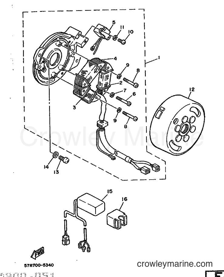 1986 Dirt Bike XT250 - XT250 (1EU) [999] - GENERATOR