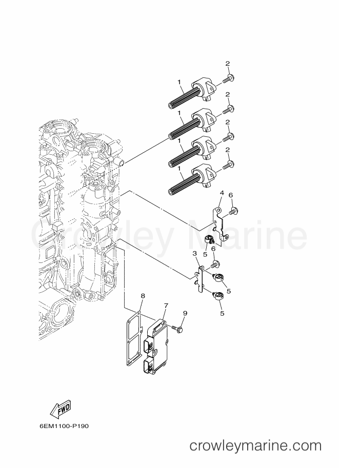 Yamaha Motors F130LA-2016 (6EM2) [020] - ELECTRICAL 4
