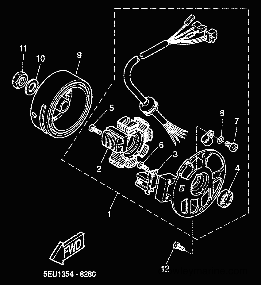 Yamaha Motors YH50 (5JB4) [020] - GENERATOR