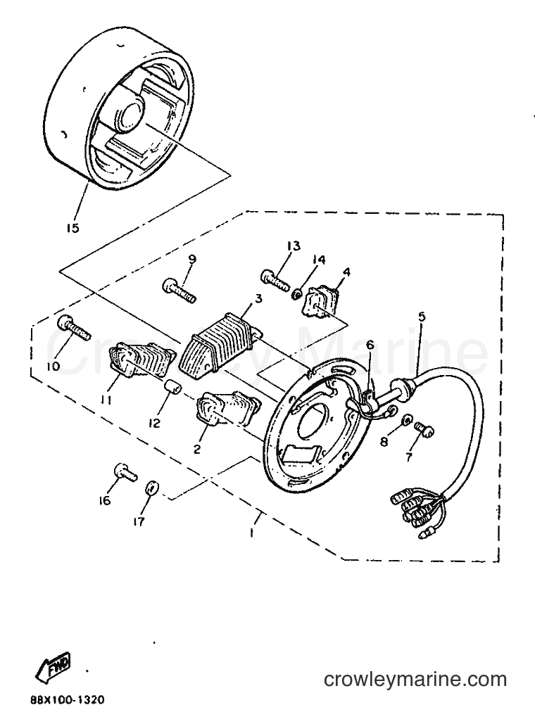 Yamaha Motors PZ480 (89F1) [020] - GENERATOR