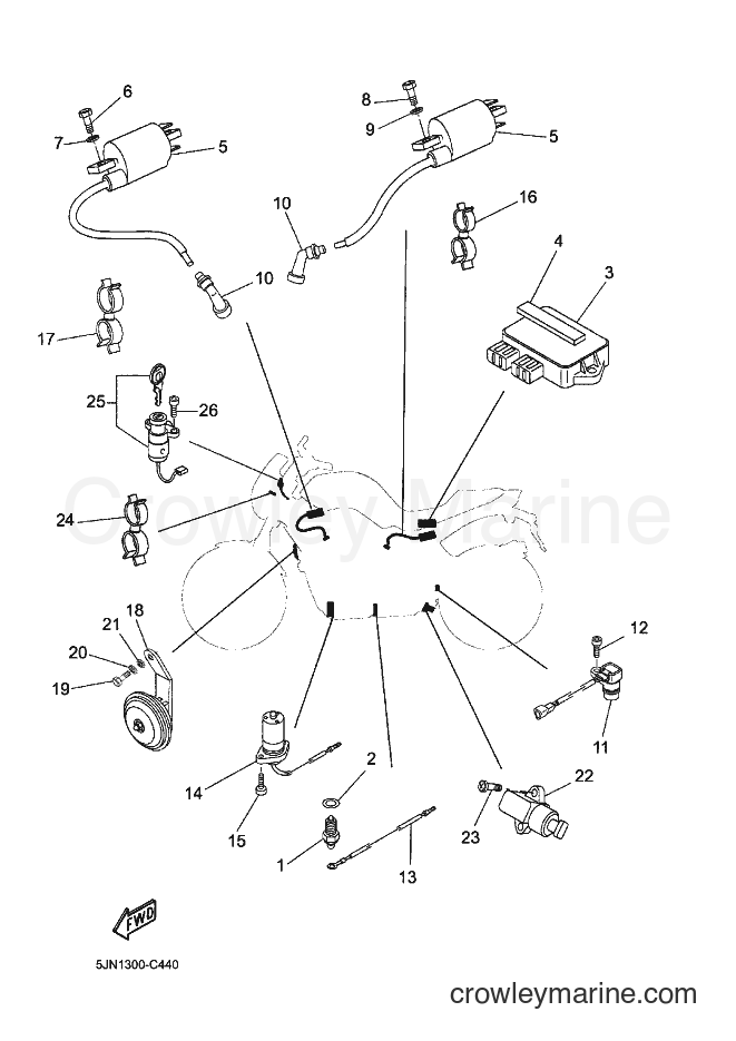 2004 Street Bike BT1100 - BT1100 (5JN3) [060] - ELECTRICAL 1