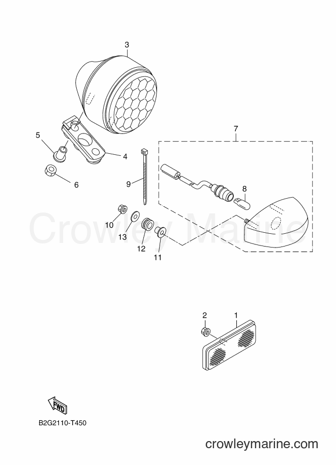 2018 Street Bike MTM690 - MTM690 (B2G1) [010] - TAILLIGHT