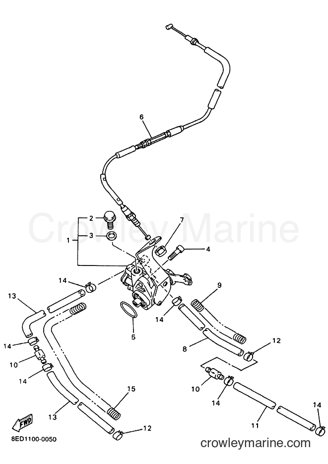 Yamaha Motors VX700LT (8ED1) [030] - OIL PUMP
