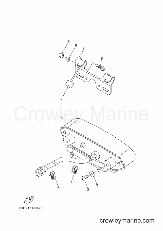 2019 ATV YFM700FWAD - YFM700FWAD (B4F2) [010] - TAILLIGHT