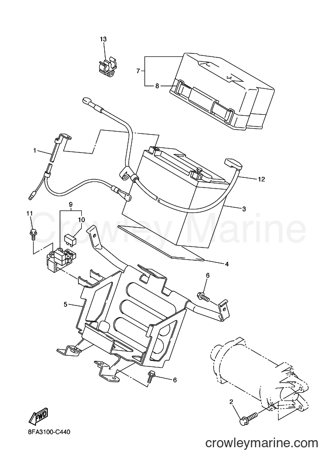 Yamaha Motors RX10 (8FH2) [020] - ELECTRICAL 2