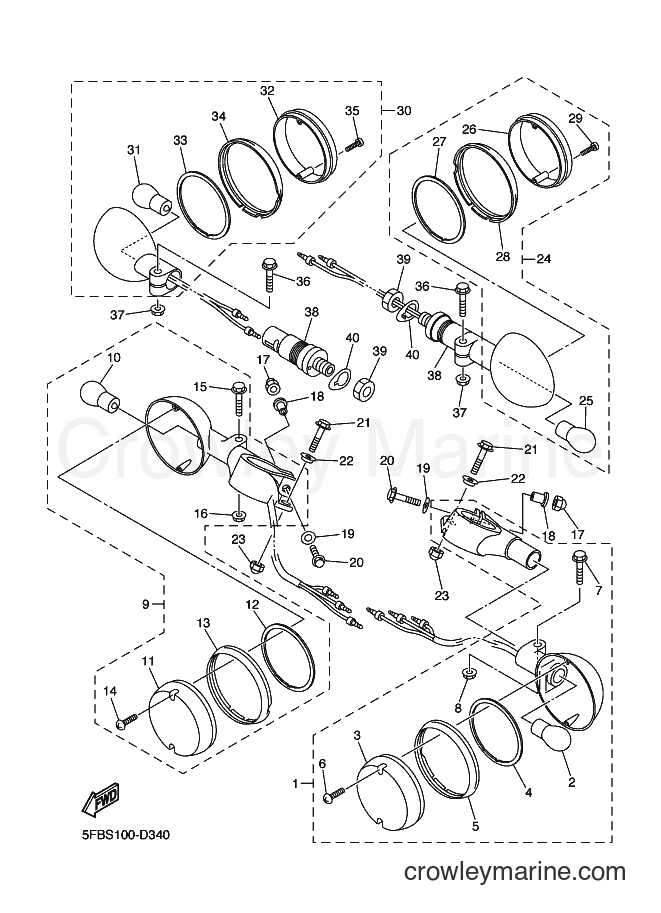 Yamaha Motors XVS650 (3B6C) [010] - FLASHER LIGHT