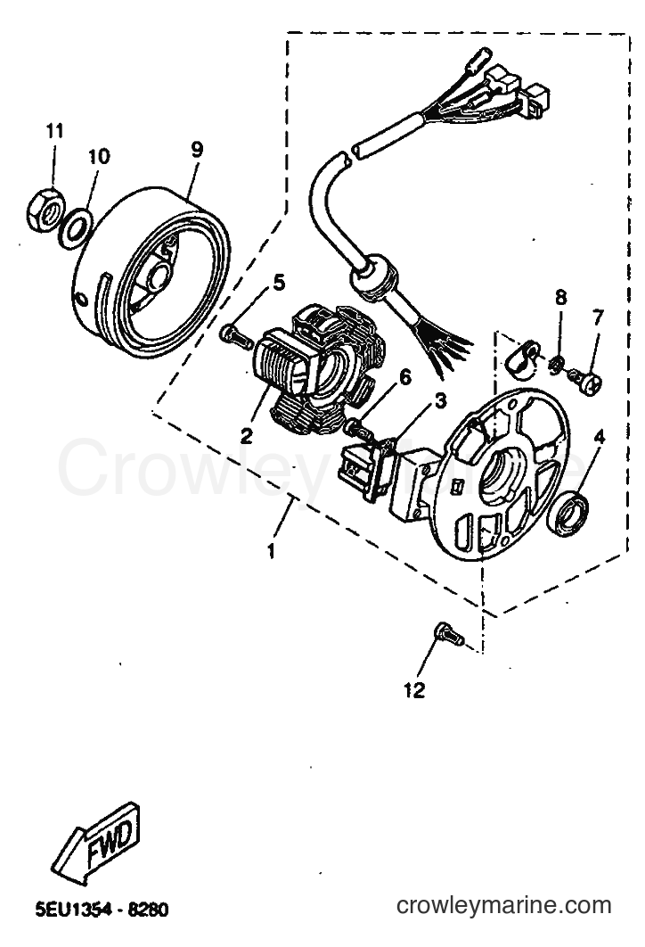 1999 Scooter YH50 - YH50 (5JB2) [030] - GENERATOR