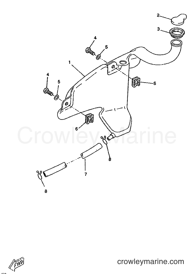 1996 Scooter CW50RS - CW50RS (4WB1) [999] - OIL TANK