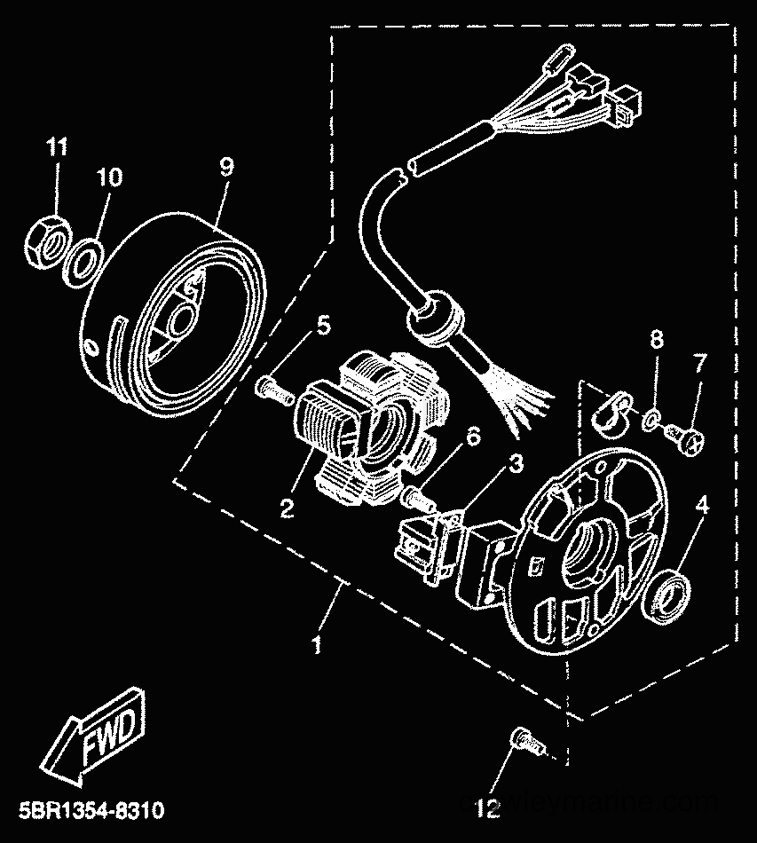 1999 Scooter YQ50 - YQ50 (5KH1) [010] - GENERATOR