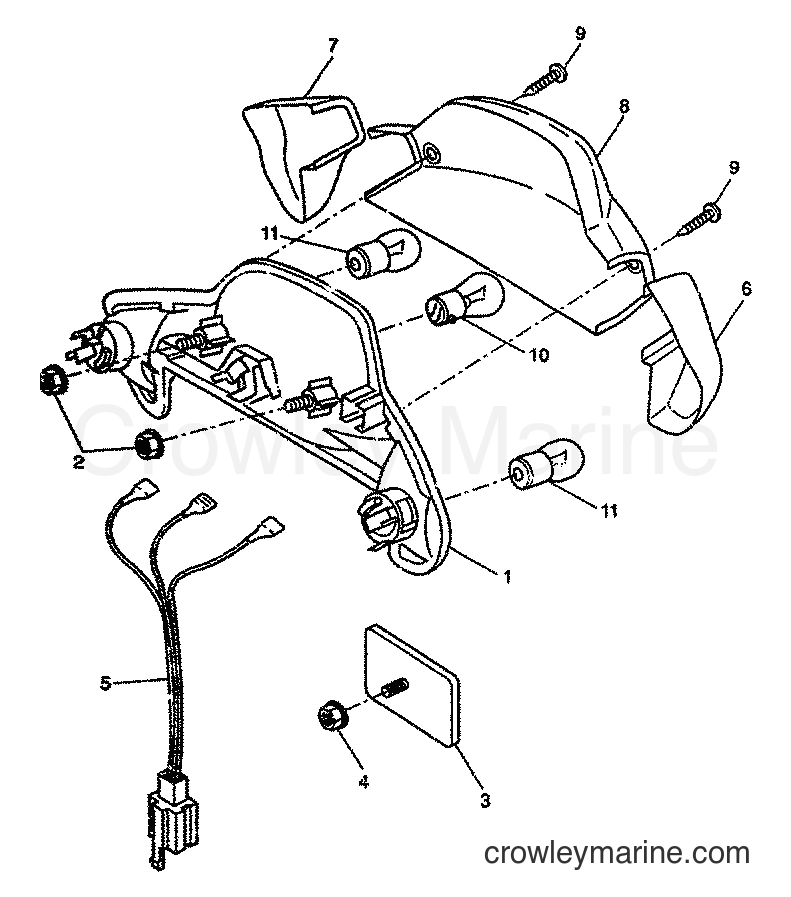 1999 Scooter CW50 - CW50 (4VVP) [010] - TAILLIGHT
