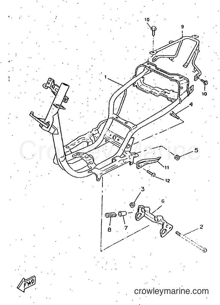 1997 Scooter CW50RS - CW50RS (4YA2) [999] - FRAME