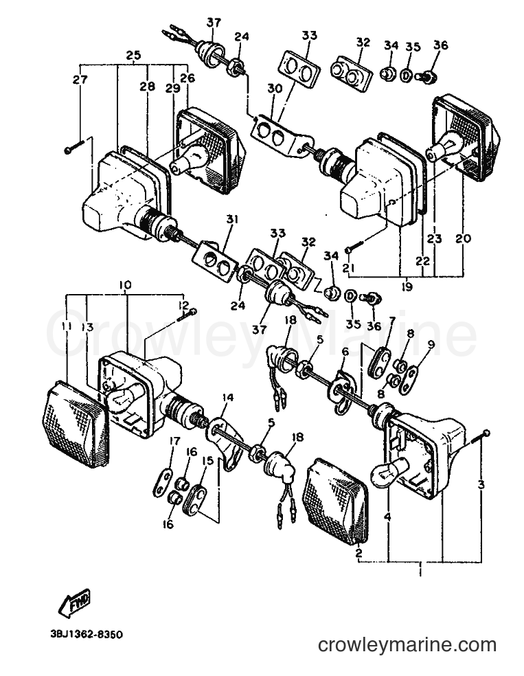 1988 Dirt Bike XT500T - XT500T (3BJ1) [999] - FLASHER LIGHT