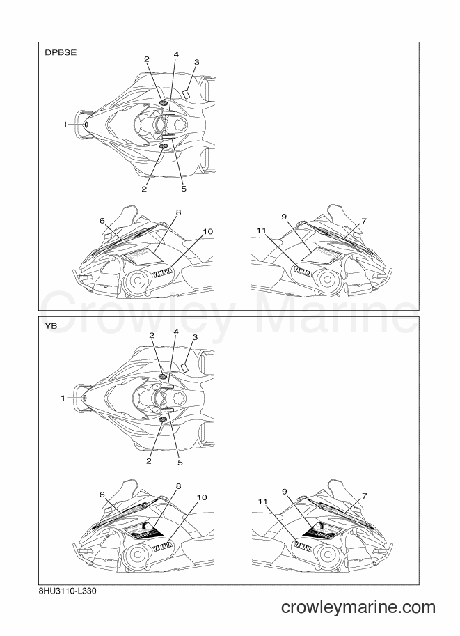 Yamaha Motors RFX10RSS (8HK7) [020] - EMBLEM