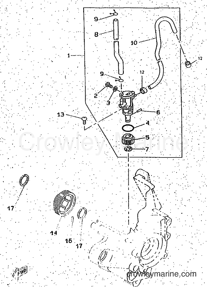1998 Scooter CW50RSP - CW50RSP (4WT3) [010] - OIL PUMP