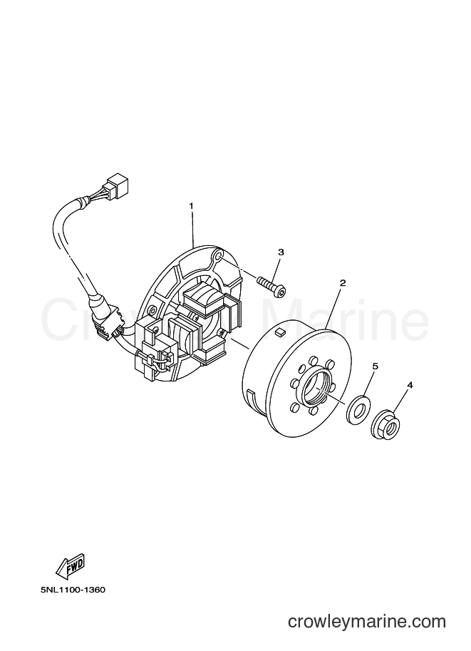 2001 Dirt Bike YZ250F - YZ250F (5NL2) [070] - GENERATOR