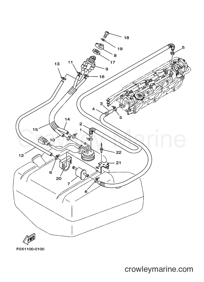 Yamaha Motors JET FOR GP1200 (67X1) [03A] - FUEL