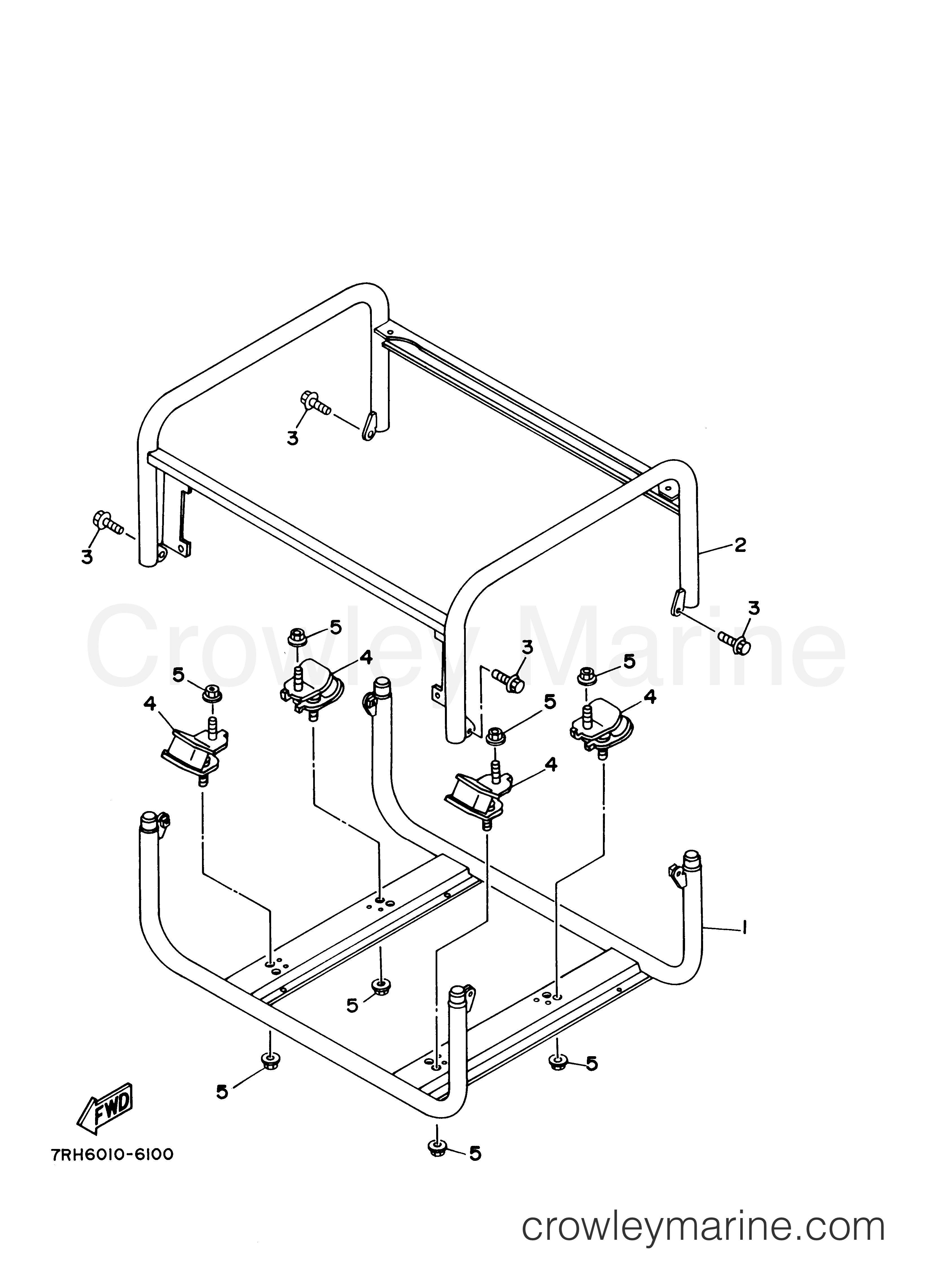 Yamaha Motors YG5200DH - FRAME 1 EF5200DEH