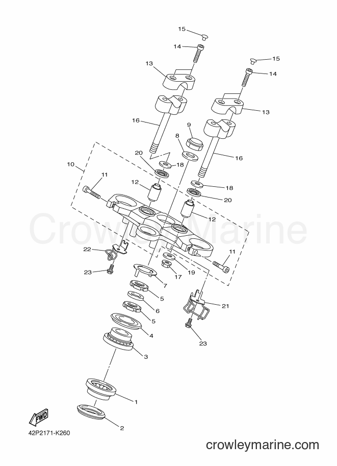 2012 Street Bike FZ8-S - FZ8-S (42P5) [010] - STEERING