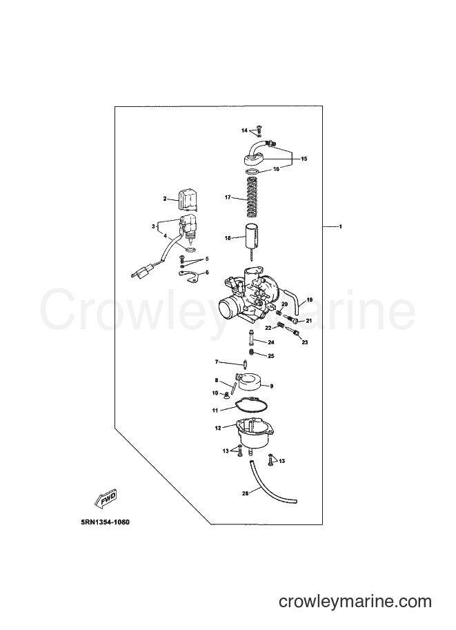 Yamaha Motors YN50M (5RNS) [010] - CARBURETOR
