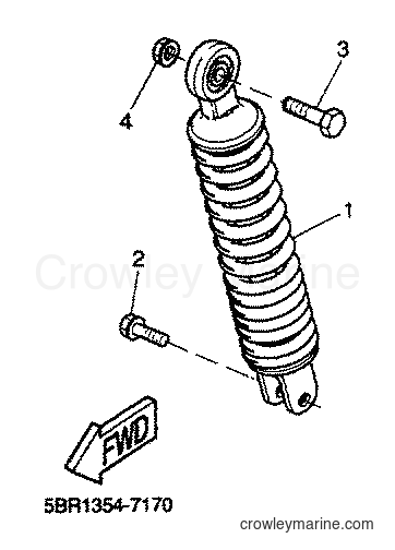 2001 Scooter YQ50 - YQ50 (5KH9) [010] - REAR SUSPENSION