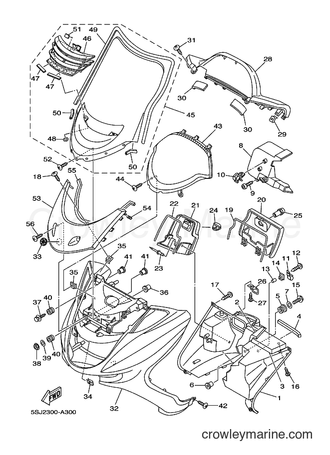 Yamaha Motors YP250 (5SJ2) [010] - LEG SHIELD