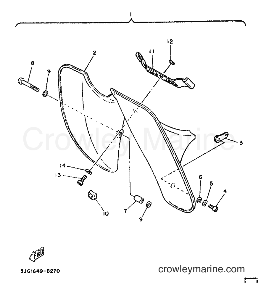 1990 Scooter LB50-2AM - LB50-2AM (3WH1) [999] - LEG SHIELD