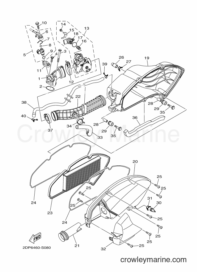 2017 Street Bike GPD150-A - GPD150-A (2DP8) [010] - INTAKE